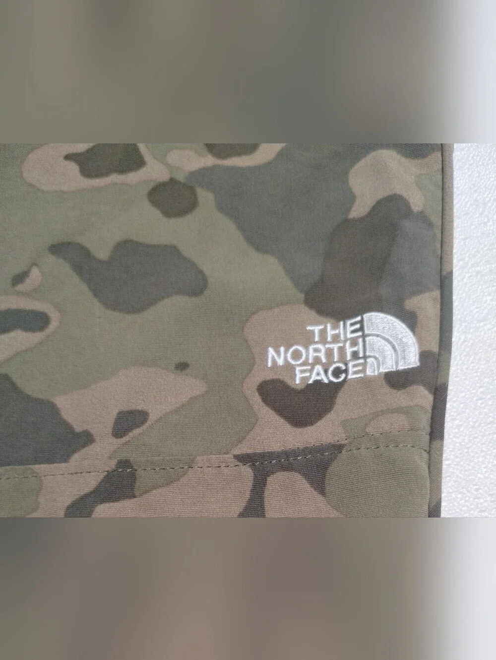 The North Face Camouflage Tee with White Logo